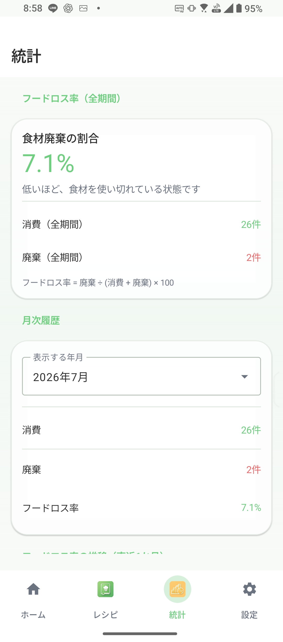 統計画面